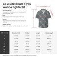 thumbnail image 5 of Balery Cute Shark Camisa Casual de Manga Corta con Botones para Hombre, Texturizada, Estilo Cubano, para Playa, Verano-4X-Large, 5 of 5