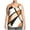 Orange, variant on WRKEKC Summer Tank Tops for Women Print Crew Neck Plus Size Sleeveless Casual Tank Loose Fit Lightweight Daily Top