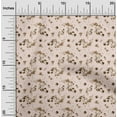 thumbnail image 2 of oneOone Cotton Poplin Light Peach Fabric Abstract Floral Craft Projects Decor Fabric Printed By The Yard 56 Inch Wide, 2 of 4
