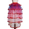 thumbnail image 6 of GRACEART Victorian Steampunk Bustle Skirt 6 Layered Tie-on Belt Tulle Tutu Overskirt, 6 of 6