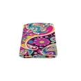 thumbnail image 2 of CADecor Traditional Asian Elements Paisley Fleece Blanket Bedroom Wrap Throw 58x80 inches, 2 of 2