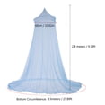 thumbnail image 3 of Cortinas con dosel BuyWeek mosquitera de encaje para cama de princesa, 3 of 10