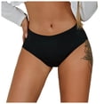 thumbnail image 2 of WILLBEST Calzones Para Niña Bragas Menstruales 4 Capas A Prueba De Fugas Bragas Menstruales Bi Negro Bragas Menstruales Flujo Ligero Para Niñas Adolescentes 435, 2 of 8