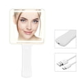 thumbnail image 4 of MINKUROW Vanity Makeup Mirror with 72 Dimmable LED Bulbs,Portable Lighted Mirror with 3 Dimmable Lightning Levels, Desk&Travel Mirror,Touch Control for Outdoor (white1), 4 of 8