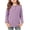 Purple, variant on ATOGUTA Long Sleeve Shirts Girls Casual Long Sleeve T Shirts Kids Crewneck Tops Fashion Tees Size 0-12, Beige