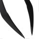 thumbnail image 3 of 1 Pair Left & Right Front Headlight Eyebrows Eyelids Cover Trim Fit for 1 Series F20 Facelift 2015-2019 Gloss Black, 3 of 4