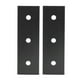 thumbnail image 1 of Placa de junta de aleación de aluminio, tablero de soporte plano de reparación de 3 agujeros para muebles 4040, 2 uds., 1 of 5