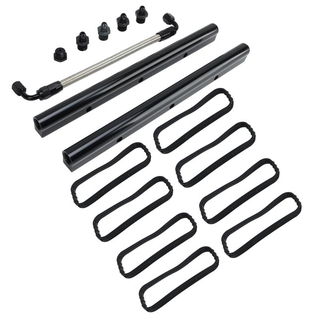 Kit de Rieles de Combustible, Múltiples de Admisión Rieles de Combustible de Alta Resistencia 1/2 Pulgada Orificio Interno Para Automóvil