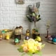 thumbnail image 5 of Decoraciones de Pascua, adornos de Pascua, candelabros con forma de huevo de Pascua, arreglos para mesa de sala de estar, corona de flores con velas, decoración de ambientes, accesorios para tazas de, 5 of 6