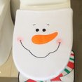 thumbnail image 3 of 1 x cubierta de asiento de tanque de inodoro de decoración navideña de navideño Sunnimix tapa de inodoro tanque de asiento, 3 of 8