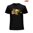 thumbnail image 2 of Camiseta "Guitar Lake Reflections Love Musician" con guitarra acústica para adultos, hombres, mujeres, adolescentes, jóvenes y ocio., 2 of 8