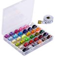 thumbnail image 2 of 36 Pcs Bobbins and Sewing Threads with Case and Soft Measuring Tape for Singer, 2 of 5