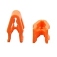 thumbnail image 2 of 100pcs Orange Car Console Retainers Auto Dashboard Instrument Trim Clip Fastener, 2 of 2