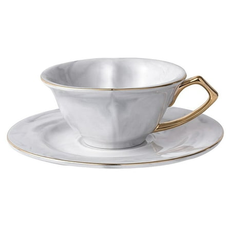 

120ml Ceramics Coffee Cup with Saucer Unique Juice Mug Ceramics Milk Mug