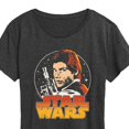 thumbnail image 3 of Star Wars - Han Solo Logo - Women's Short Sleeve Classic Fit Tee, 3 of 5