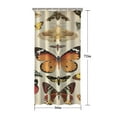 thumbnail image 5 of Beige Butterfly Moth Pattern Shower Curtain 36"x72" ,Bathroom Decorative Shower Curtains Set with 12 Hooks,Modern Waterproof Washable Shower Curtain, 5 of 6