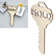 thumbnail image 4 of Wooden Key, Exquisite DIY Key Pendant Lightweight  For Outdoor For Home, 4 of 8