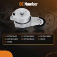 thumbnail image 2 of maXpeedingrods Serpentine Belt Tensioner with Pulley for Honda Accord 2003-2009, Odyssey 2005-2010, Pilot 2005-2008, Ridgeline 2006-2010& Acura MDX RL ZDX 31170RCAA01 | 31170RCAA02, 2 of 7