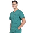 thumbnail image 3 of Cherokee Workwear Professionals Men Scrubs Top V-Neck WW675, 3 of 5