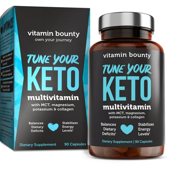 Tune Your Keto Multivitamin by Vitamin Bounty - Dietary Supplement for Adults, Supports Keto Diet