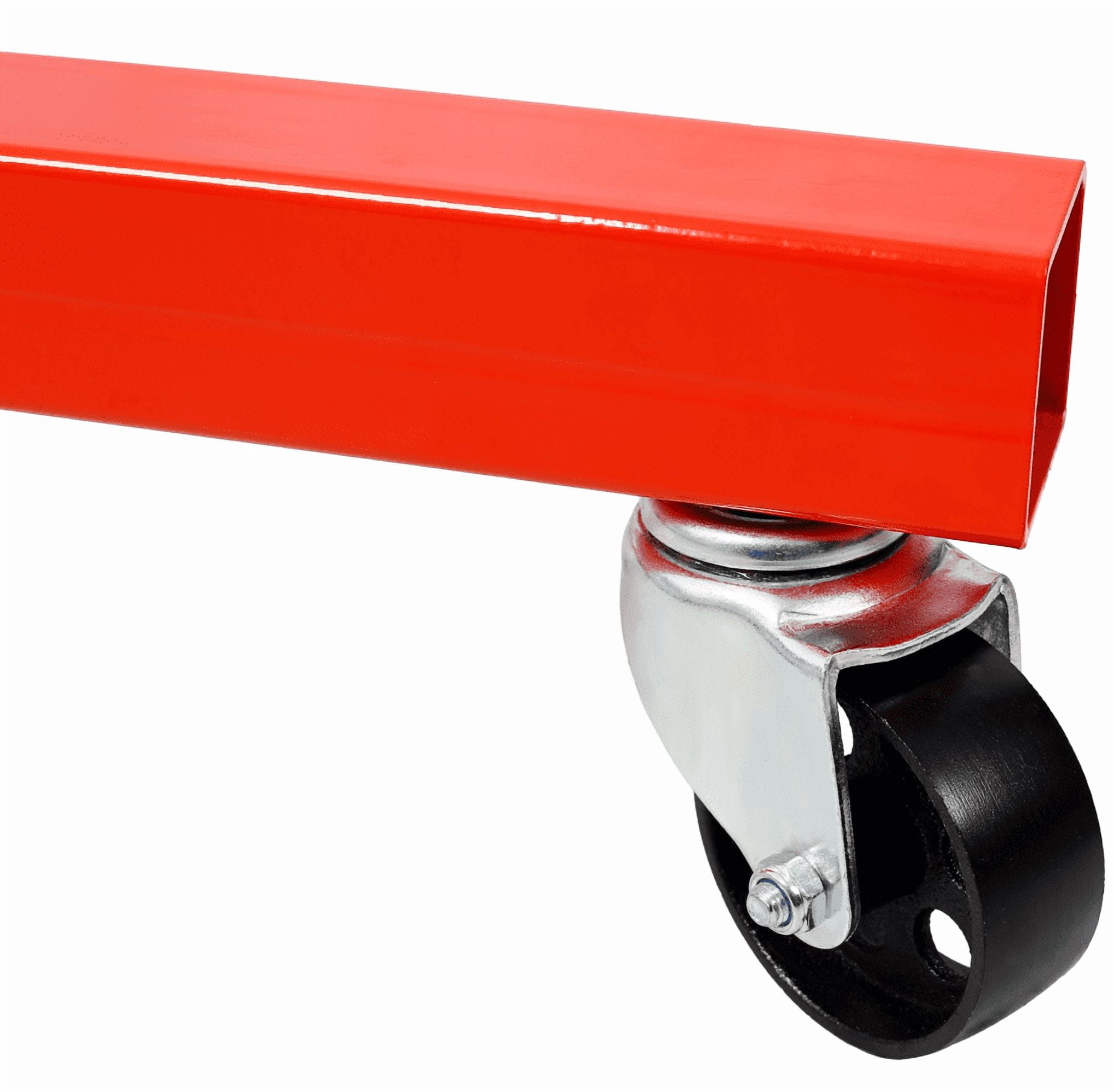Engine Stand 1500lb 4-Wheel Rotating Head 4 Arms Red
