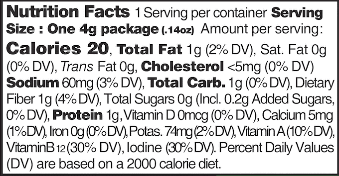 (6 pack) Ocean's Halo Organic Wasabi Seaweed Nori Snack, .14 oz.