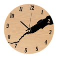 thumbnail image 3 of Reloj de pared acrílico, reloj decorativo de 30cm de diámetro, reloj silencioso moderno, reloj de pared grande redondo para decoración del hogar y, 3 of 8