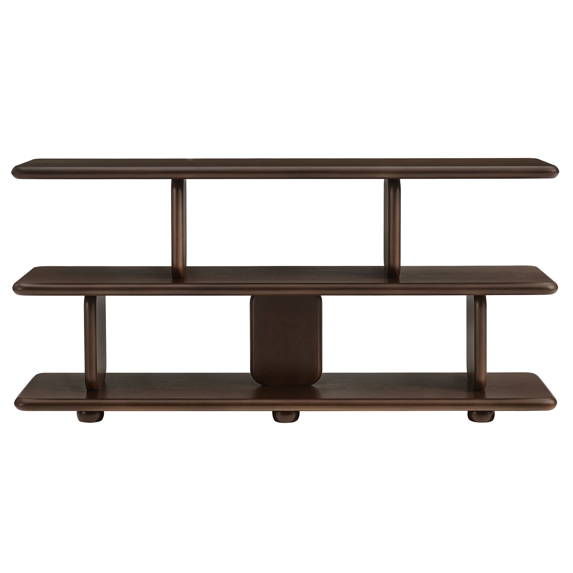 Modway Lyle Bookshelf in Walnut