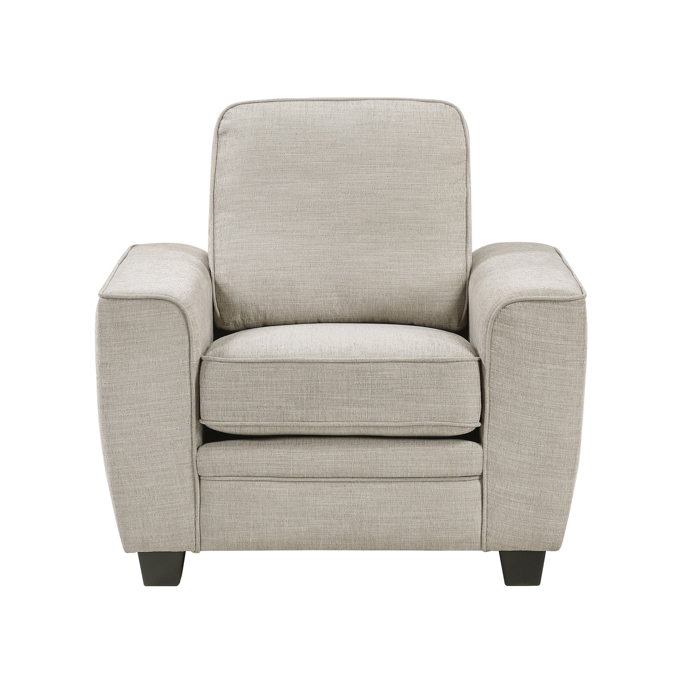 OakvillePark Harpshire Chenille Arm Chair, Taupe