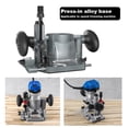 thumbnail image 3 of Cogfs 65 mm Plunge Router Base Milling Trimming Base for Trimming Machine Power Tool, 3 of 9