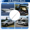thumbnail image 3 of Unique Bargains 1 Pc 17 Inch 30lb Gas Strut 30 Lbs/133N Stainless Steel Lift Support Gas Spring Shock for Truck Camper Shell Canopy Toolbox Lid RV Cabinet Door Boat Window Storage Cabinet, 3 of 7