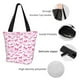 thumbnail image 4 of Balery Pink bows Bolsa de Hombro con Diseño, Bolsa Grande y Duradera, Bolsa Versátil para Compras, 4 of 6