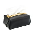 thumbnail image 2 of Pompotops Tissue Box Cover, Rectangular Modern Decorative Leather Tissue Box Case Organizer Holder For Vanity Countertop, Night Stands, Livingroom,Office, Car Automotive Clearance, 2 of 4