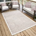 thumbnail image 3 of Carolina Weavers High-Lo Subtle Contemporary Indoor/Outdoor Area Rug 9'x13' - Off-White, 3 of 9