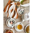 thumbnail image 4 of Burnt Orange White Moire Kitchen Dish Towels for Drying Dishes Set of 4, Modern Abstract Art Waffle Weave Microfiber Hand Tea Bathroom Towels Quick Dry & Absorbent Towel 15.7x23.6, 4 of 7