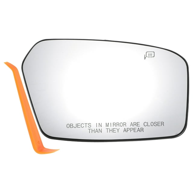 Reemplazo de vidrio de espejo único para Ford Fusion 2006-2010 Lado derecho del pasajero con placa de respaldo