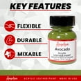 thumbnail image 2 of Angelus® Acrylic Leather Paint, 1 oz., Avocado, 2 of 9