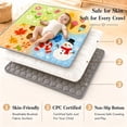 thumbnail image 3 of Easy4Home Large Baby Play Mat for Infants & Toddlers, 50"x50" Thick Cushioned Crawling Mat, Foldable Non-Slip Floor Playmat, 3 of 7
