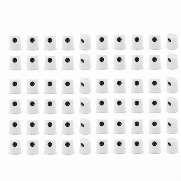 60Pcs -Paint Caps, -Paint Nozzles Paint Replacement Cap for -Paint- Art Graffiti,60 * Caps,White & Black