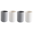 thumbnail image 4 of FELTECHELECTR 4Pcs Toothbrush Mug PP Material Simple and Clean Design for Bathrooms, 4 of 8