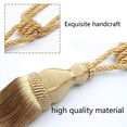 thumbnail image 5 of BEL AVENIR Tassel Curtain Tieback Rope 2 Pack Gold, 5 of 9