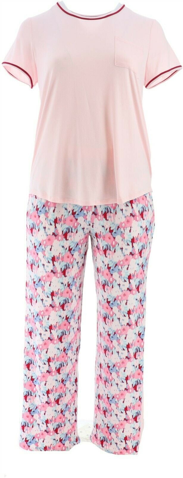 ClimateRight by Cuddl Duds Cuddl Duds Tall Cool Airy Print Pajama Set