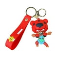 thumbnail image 2 of Clearance! Mobile Game Wilderness Brawl 3D Doll Keychain Pendant Bag Car Keychain Accessories, 2 of 5