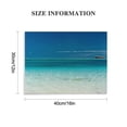 thumbnail image 3 of Orinice Beach Canvas Wall Art - Large Beach Tropical Wall Art - Ocean Canvas Wall Art - Beach Art Wall Decor Print - Ocean Pictures for Wall, Living Room, Bedroom &amp; Office 16x12in, 3 of 6