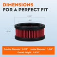 thumbnail image 7 of 13030039730 Air  for Echo Chainsaw CS400 CS-400 CS370 CS-370 CS400F CS370F CS420ES CS3500 CS4200ES CS5000 Parts, 7 of 7