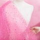 thumbnail image 3 of 3 yardas (2,74 m) de tul con purpurina, tul con lentejuelas, tela de red transparente y brillante, tela con purpurina de estrellas y lunas, rosa, 3 of 9