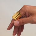 thumbnail image 2 of Minimalist Chunky Ring for Women Geometric  Statement Thick Finger Bands Stacking Rings Stainless Steel Thumb Band Fashion Jewelry, 2 of 12
