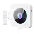 thumbnail image 1 of Reproductor de CD portátil Qoosea, Bluetooth, montaje en pared, radio FM, 1 of 8