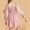 Pink, variant on Xiaowennn Little Girls Kids Summer Chiffon Ruffle Mini Dress Square Neck Sleeve Short Dress Smocked Girl Frocks