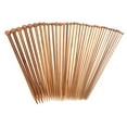 thumbnail image 2 of Bamboo Knitting Needles, Straight Single Point Knitting Needles Set Bamboo Knitting Needles Long Wooden Knitting Needles Knitting for Beginners Sock Scarf, 2 of 7